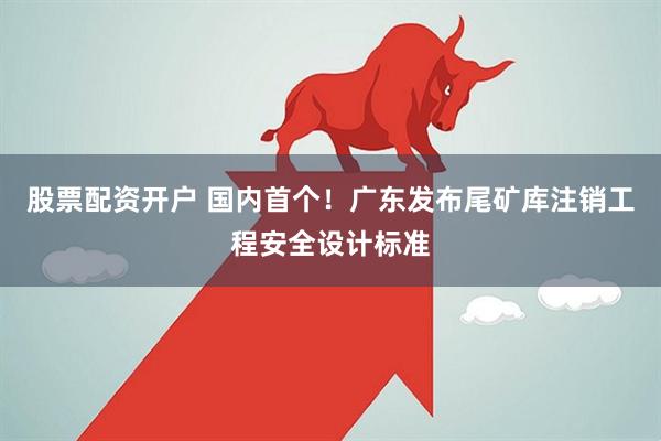 股票配资开户 国内首个！广东发布尾矿库注销工程安全设计标准