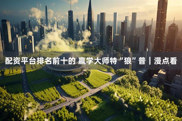配资平台排名前十的 赢学大师特“狼”普｜漫点看
